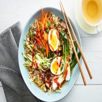 Quick Pork Ramen With Carrots, Zucchini, and Bok Choy image