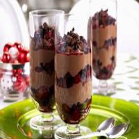 Chocolate and Berry Parfaits image