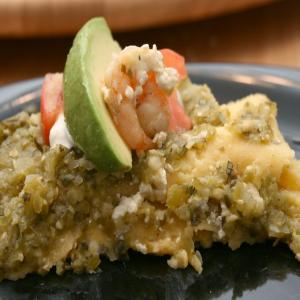 Shrimp and Cotija Enchiladas With Salsa Verde and Crema Mexicana_image