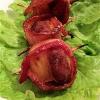 Bacon Wrapped Pineapple and Water Chestnuts_image