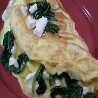 Spinach and Feta Omelet (Low Carb)_image
