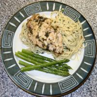 Italian Chicken With New Orleans Spaghetti Bordelaise image