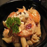 Shrimp and Feta Cheese Pasta_image