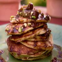 Orange Ricotta Pancakes with Caramelized Fig and Pistachio Compote_image