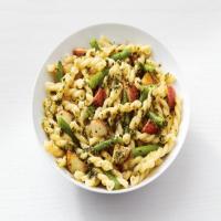 Gemelli with Pesto, Potatoes and Green Beans image