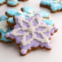 Frozen Snowflake Gingerbread Cookies image