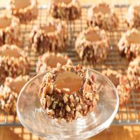 Chocolate Caramel Thumbprint Cookies image