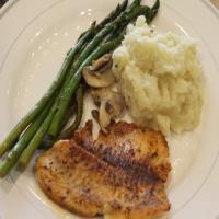 Cod with Asparagus and Mashed Cauliflower Recipe - (4.4/5) image