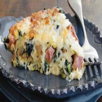 Spicy Ham and Greens Quiche_image