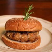 Turkey Burgers with Brie, Cranberries, and Fresh Rosemary_image