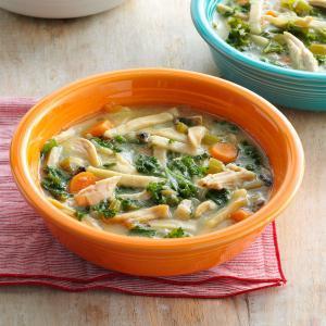 Homey Chicken Noodle Soup Recipe_image