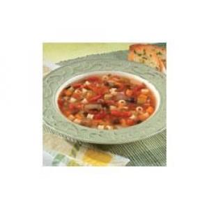 Bean, Pasta and Roasted Pepper Soup image
