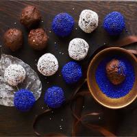 Choc hazelnut truffles image