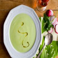 Chilled Corn Soup With Basil_image