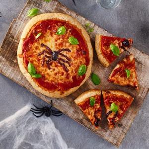 Healthy Halloween pizzas image