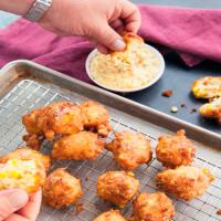 Crab and Corn Fritters with Fresh Corn Mayo image