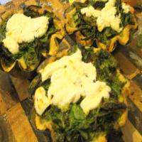 Little Wild Sorrel and Herb Tarts With Melted Goat's Cheese image
