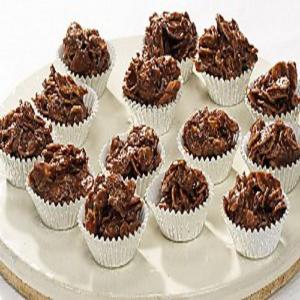 Chocolate Caramel Crispy Cakes image