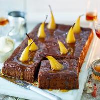 Sticky toffee pear pudding_image