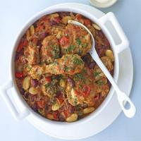 Spicy chicken & bean stew image