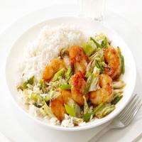 Shrimp and Cabbage Stir-Fry image
