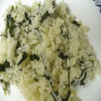 Garlicky Spinach Rice_image