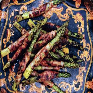Grilled Pancetta-Wrapped Asparagus Recipe | Epicurious.com_image