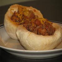 Pulled Pork Chili in Biscuit Bowls image