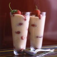 Rhubarb Sabayon with Strawberries_image