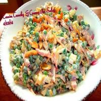 Cassies Crunchy & Creamy Pea Salad_image