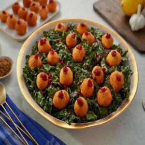 Kale Salad with Onion Jam Sufganiyot_image