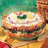 Layered Basil Salad image