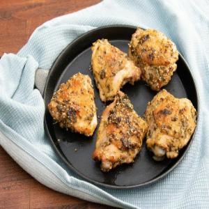 Sesame Roasted Chicken Thighs image