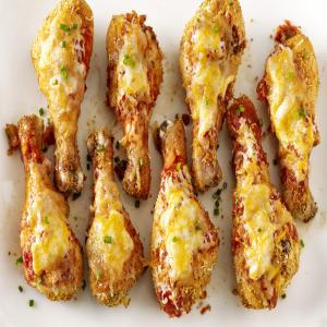 Cheesy Salsa Baked Drumsticks_image
