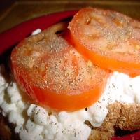 Cottage Cheese and Tomato on Toast image
