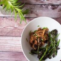 Slow-Cooker Teriyaki Chicken With Roasted Broccolini_image