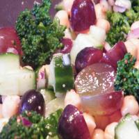 Broccoli, Grape and Chickpea Salad_image