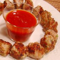 Vietnamese Pork Balls With Hot and Sour Dipping Sauce image