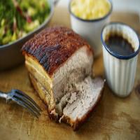 Perfect roast pork belly with cabbage and bacon_image