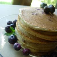 Whole Wheat Blueberry Pancakes image