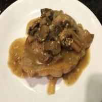 Smothered Pork Chops With Mushroom Gravy image