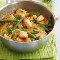 Red Thai salmon curry image
