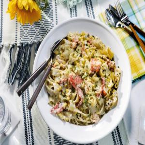 Creamy Lobster and Corn Pappardelle_image