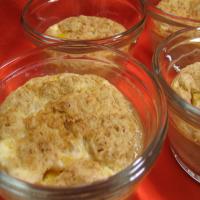 Easy Low Fat Individual Peach Cobblers image