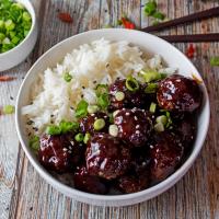 Chinese Beef Meatballs with Hoisin Ginger Sauce_image