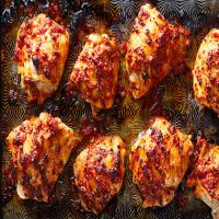 Spicy Roasted Chicken Thighs image