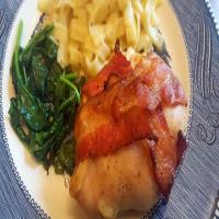 Cheddar Stuffed, Bacon-Wrapped Chicken Breasts image
