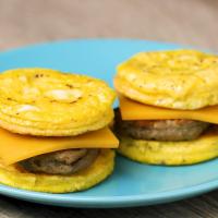 Keto Breakfast Sandwiches Recipe by Tasty image