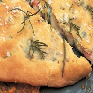 Filled Focaccia with Ham and Melted Fontina_image