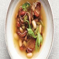 Mixed-Bean Soup with Andouille and Celery_image